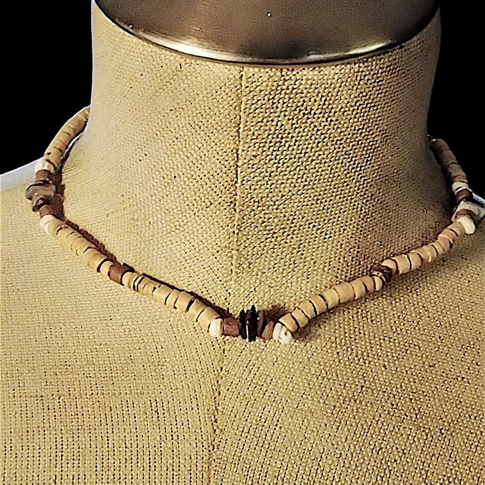 Natural Beaded Necklace (unisex)